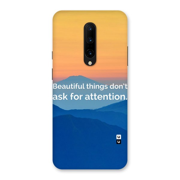 Beautiful Things Quote Back Case for OnePlus 7 Pro